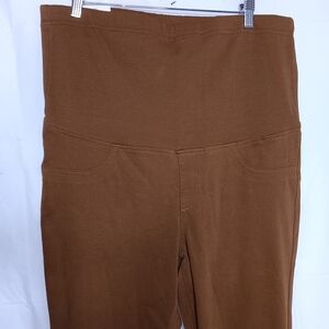 Uniqlo Brown maternity Skinny Jeans High-Waist Stretch
